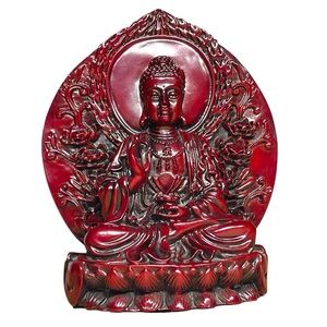 Shakyamuni Meditating Buddha Resin Stone Figure Sri‎ Lankan Traditional Statue